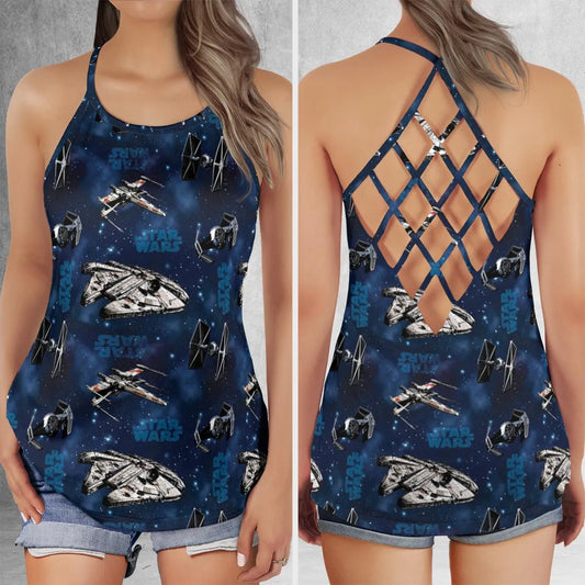 Criss Cross Tank Top - D4HGSXKL