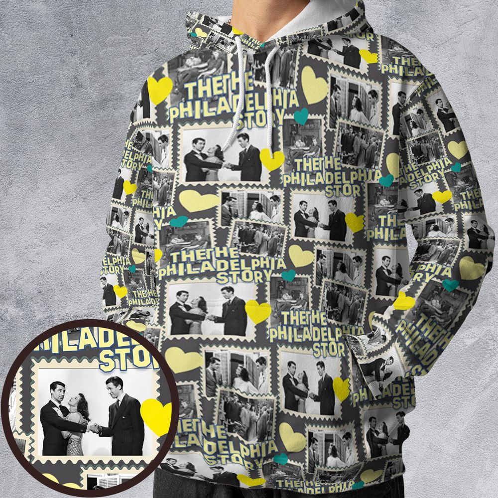 All-over Print Hoodie - V35HPN48 -  - 1
