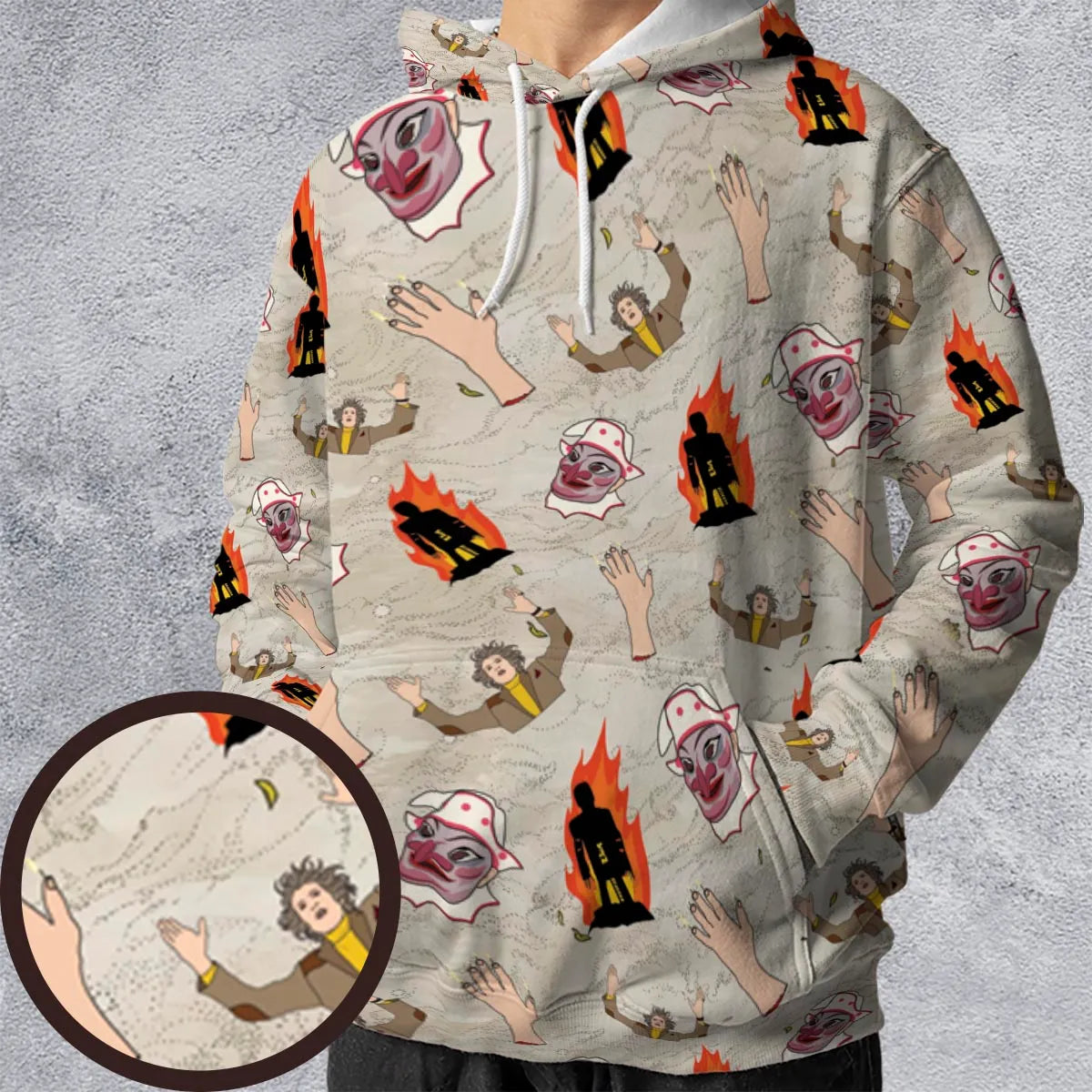 All-over Print Hoodie - RHHV7BD3
