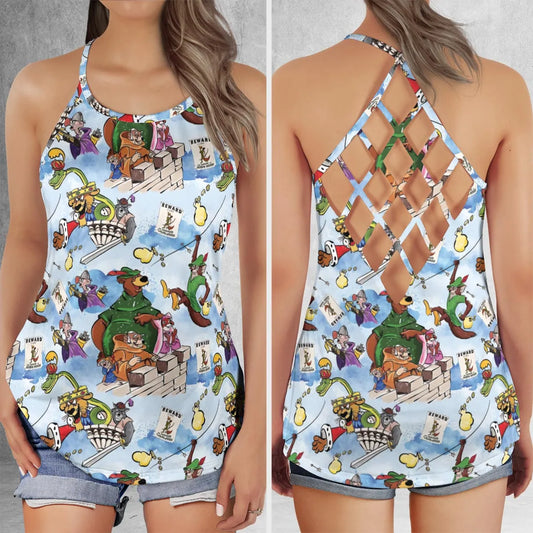 Criss Cross Tank Top - 8L8FLGHY