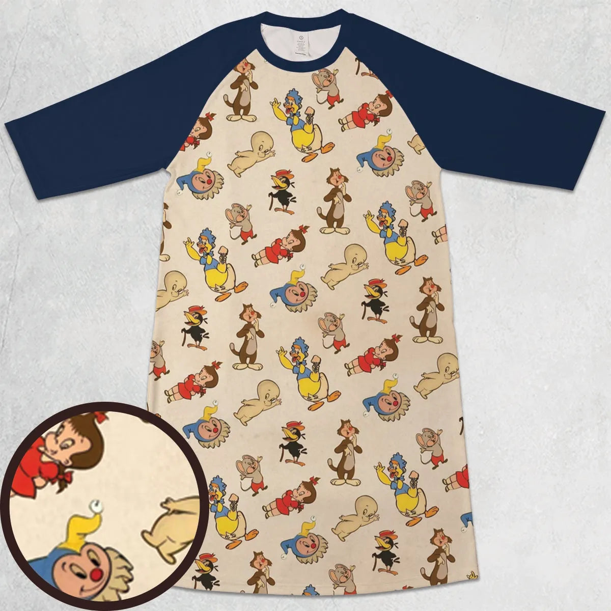 3/4 Sleeve Raglan Dress - Q5641AEW