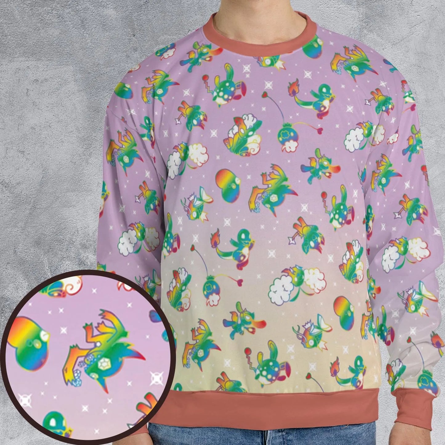 All-over Print Sweatshirt - TSGTPMKF