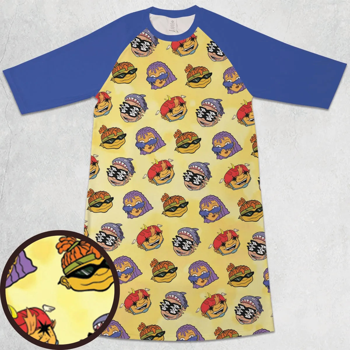 3/4 Sleeve Raglan Dress - 8RPPUTLZ