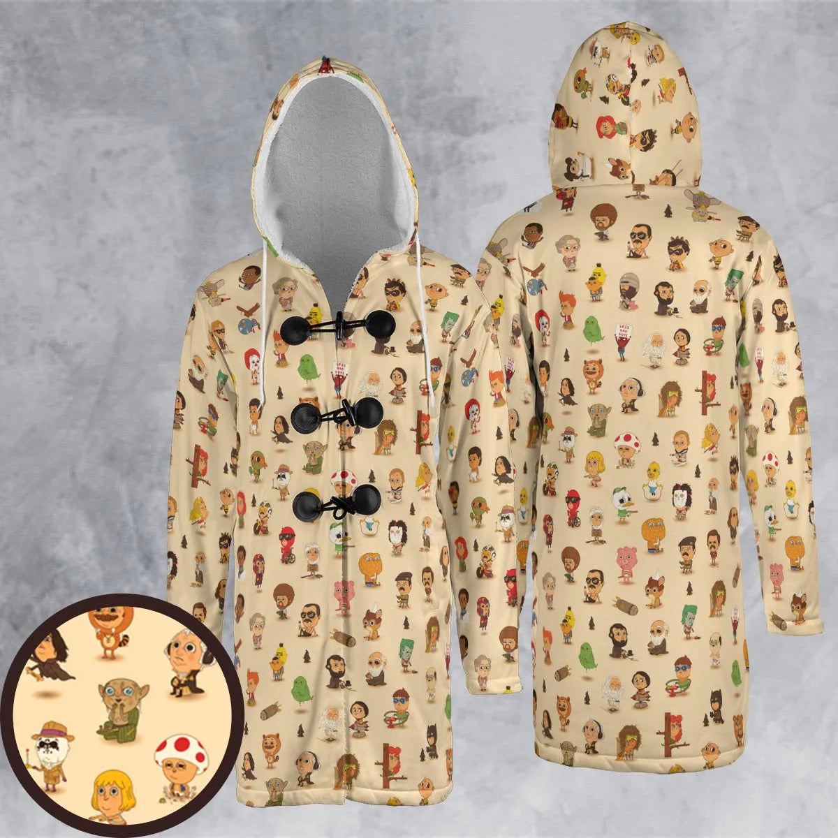 Hooded Cloak Coat - NHPL2YYB