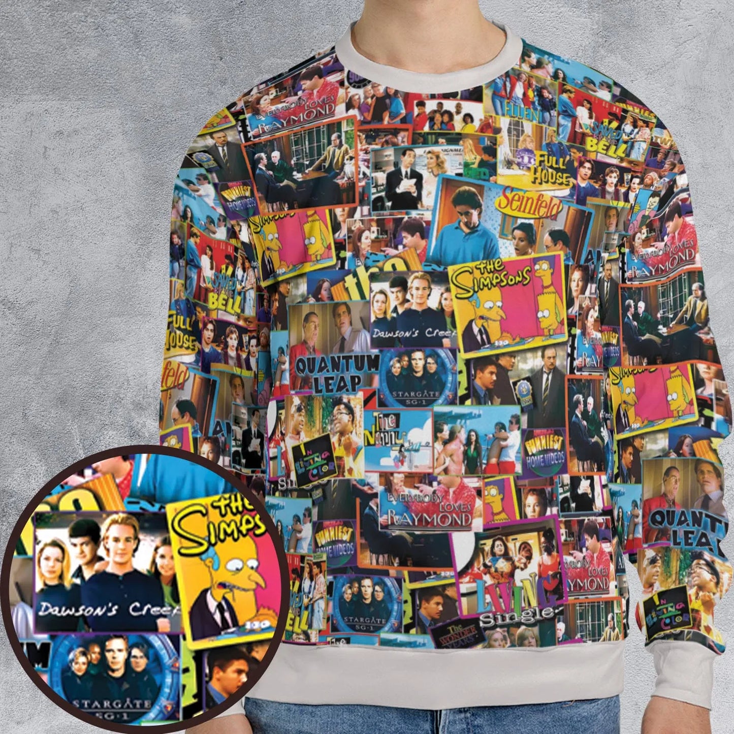 All-over Print Sweatshirt - F9Z21BWP
