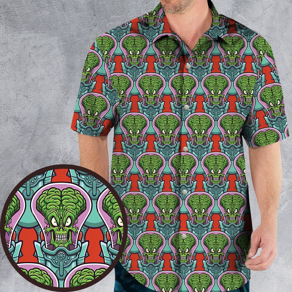 Retro Big-Brain Alien -  - 1