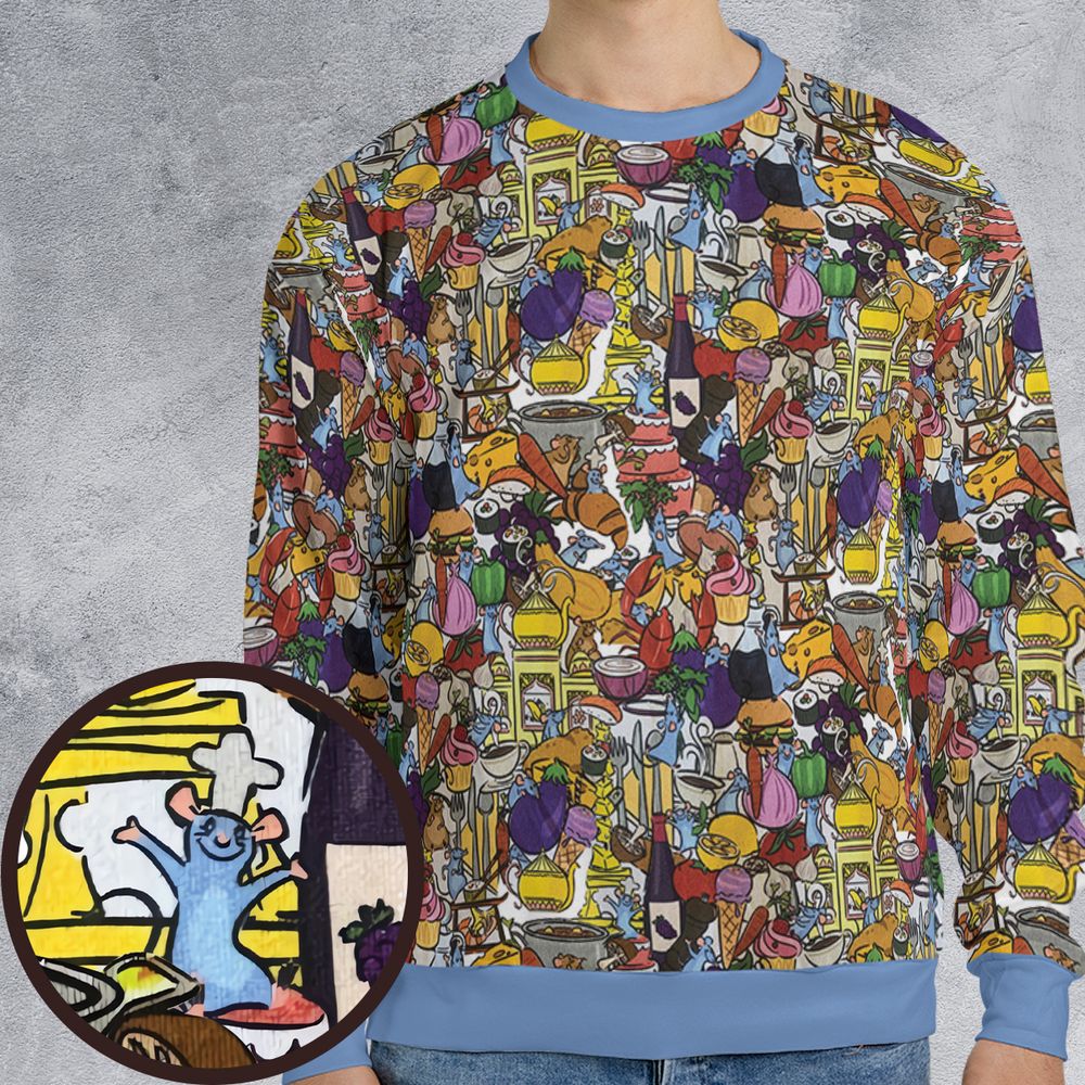All-over Print Sweatshirt - REHQGPMF -  - 1