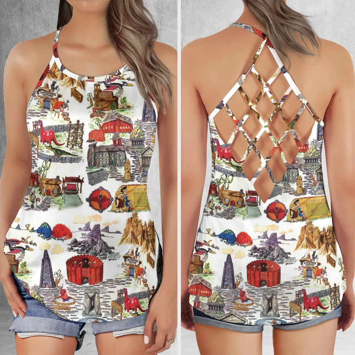 Criss Cross Tank Top - ZC31E4XP