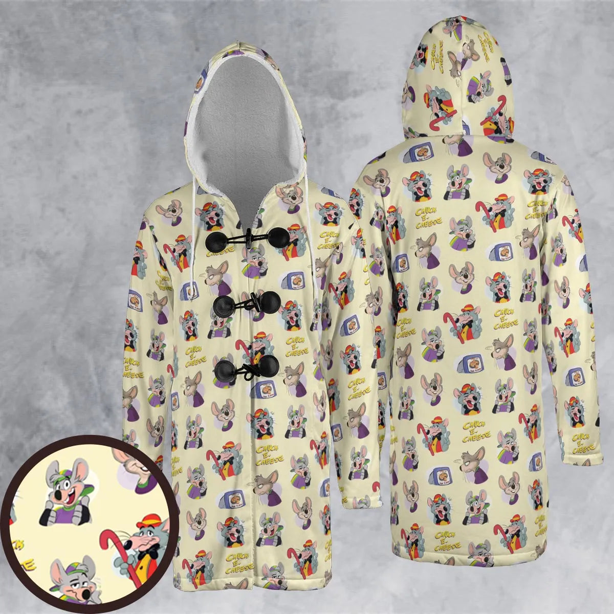 Hooded Cloak Coat - 55BNKY91