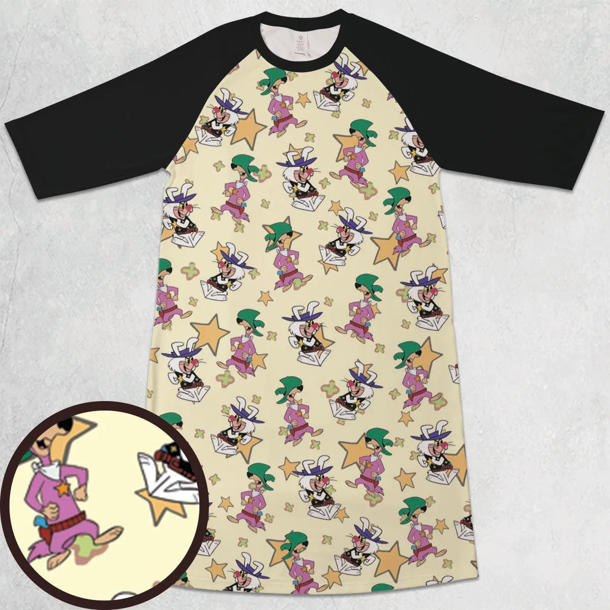 3/4 Sleeve Raglan Dress - MRKTS3N4