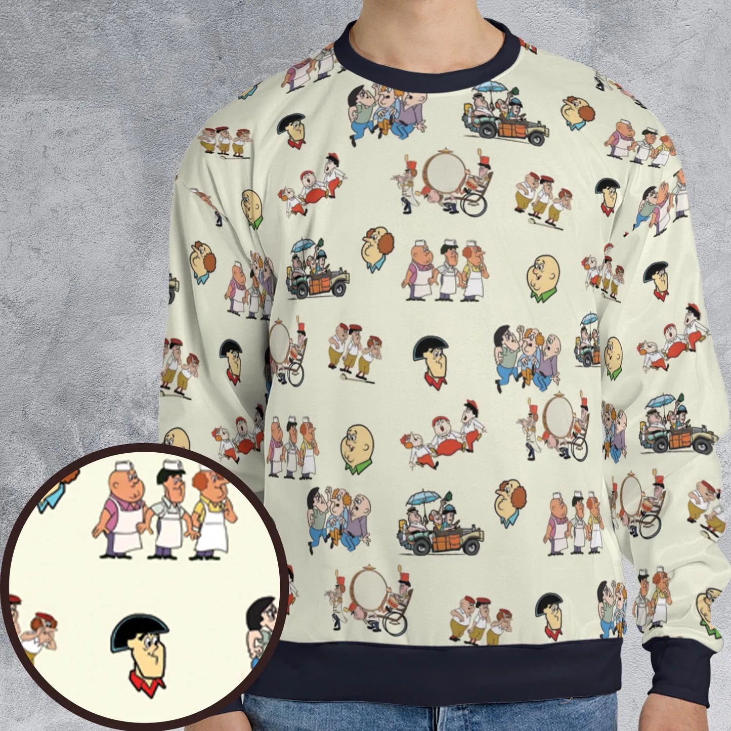 All-over Print Sweatshirt - W92RYSHS