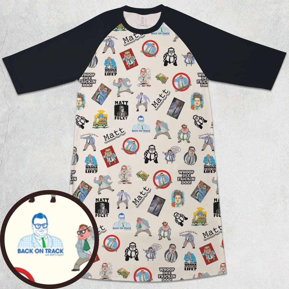 3/4 Sleeve Raglan Dress - 3ZP52C54