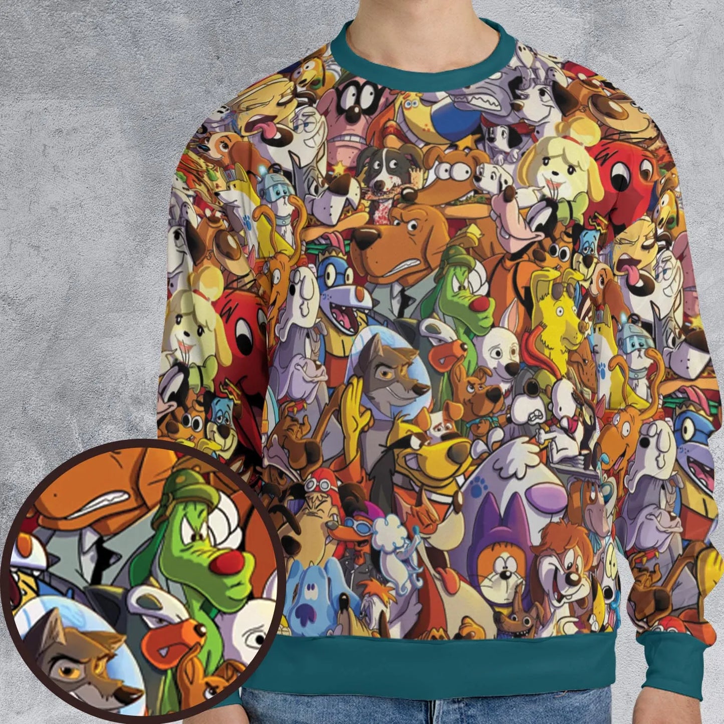 All-over Print Sweatshirt - F13YQTPW