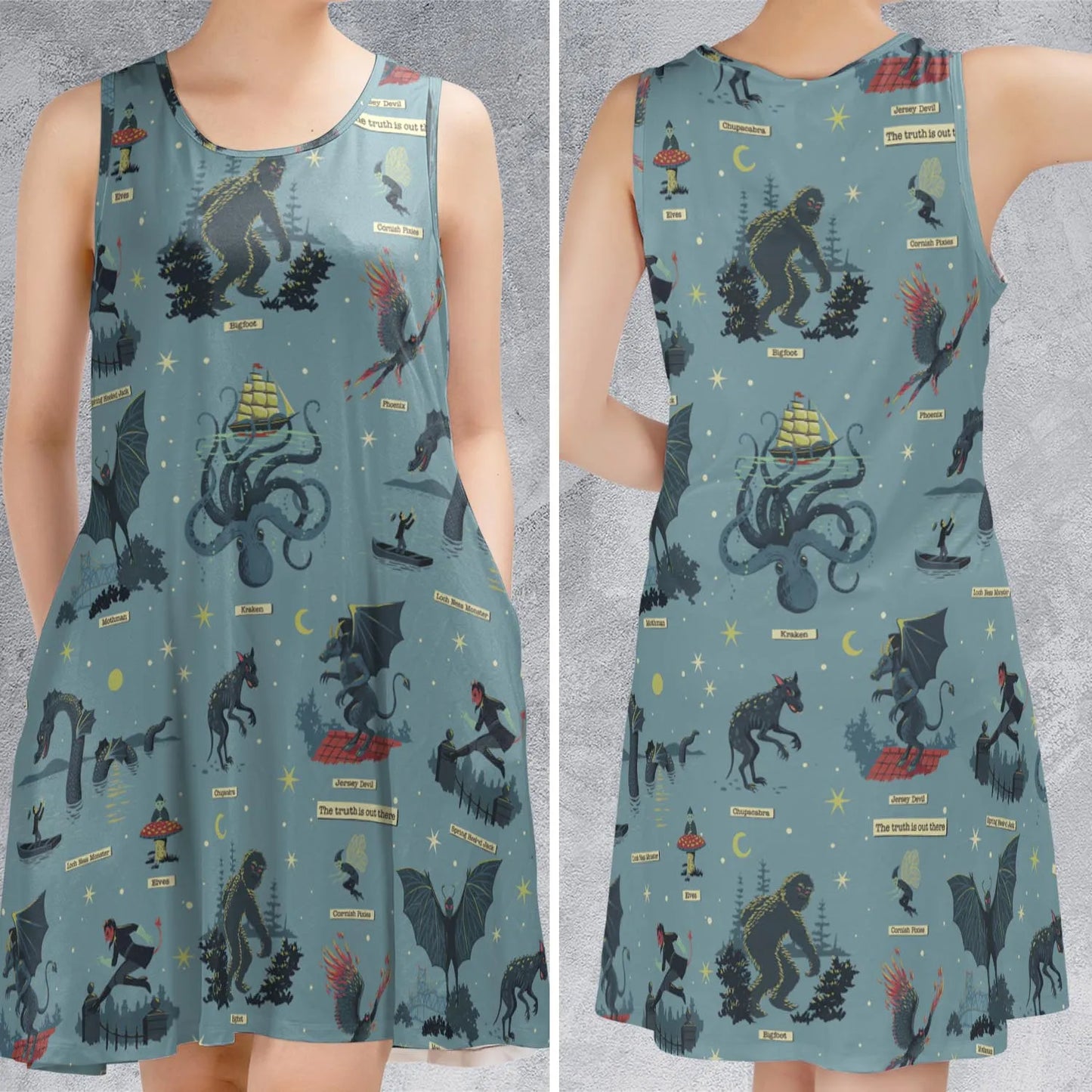 Sleeveless Dress - T74VNBPK