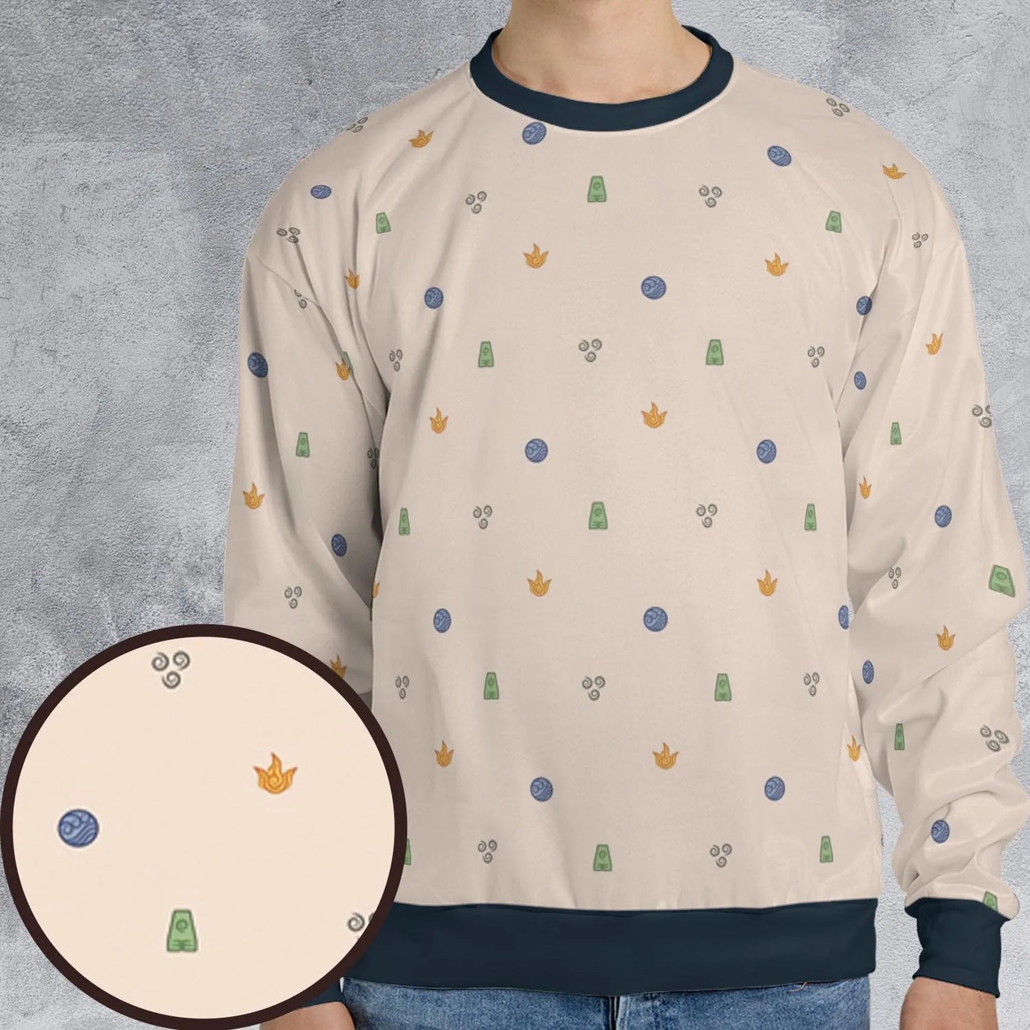 All-over Print Sweatshirt - UTPLMTM7
