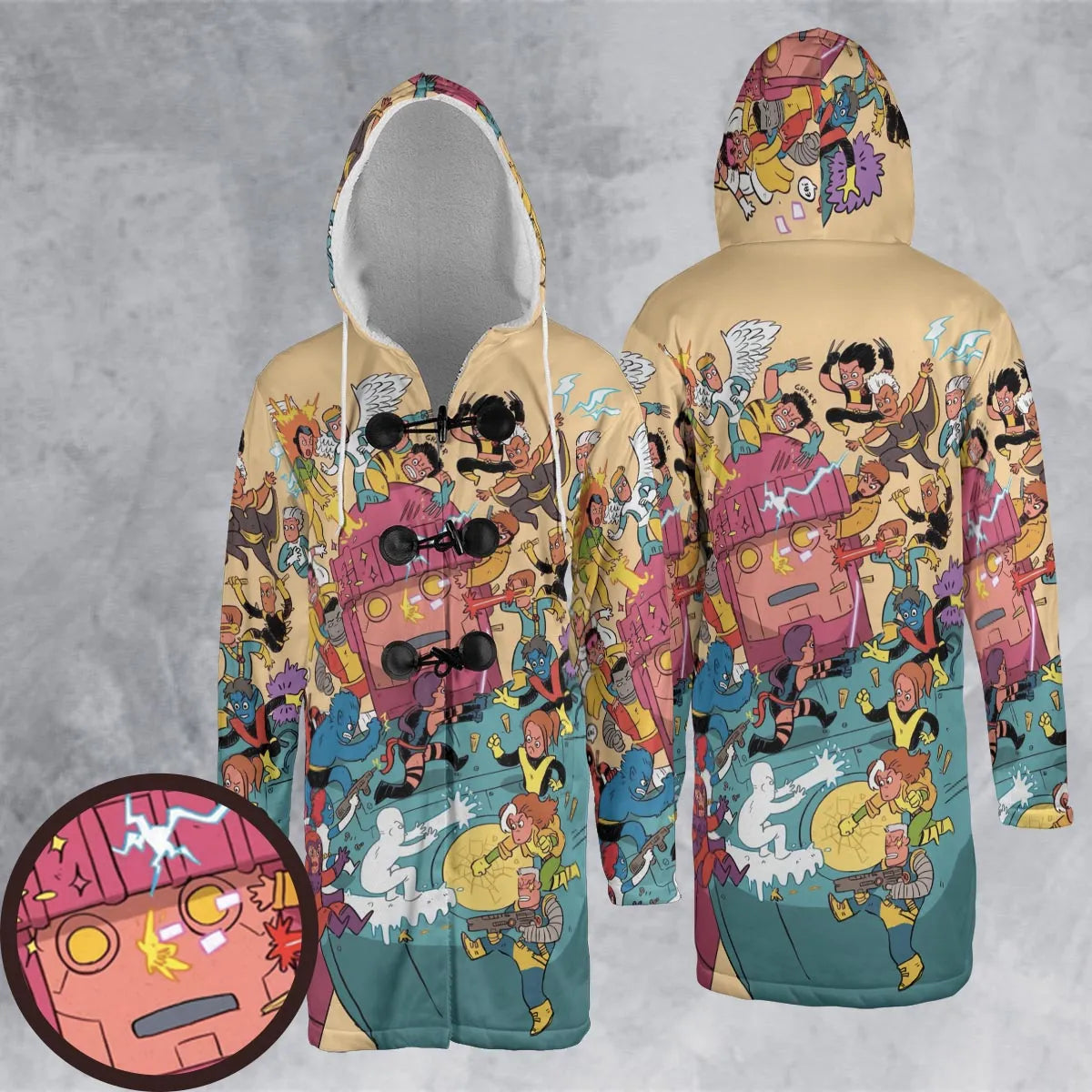 Hooded Cloak Coat - 7DLMCCE7