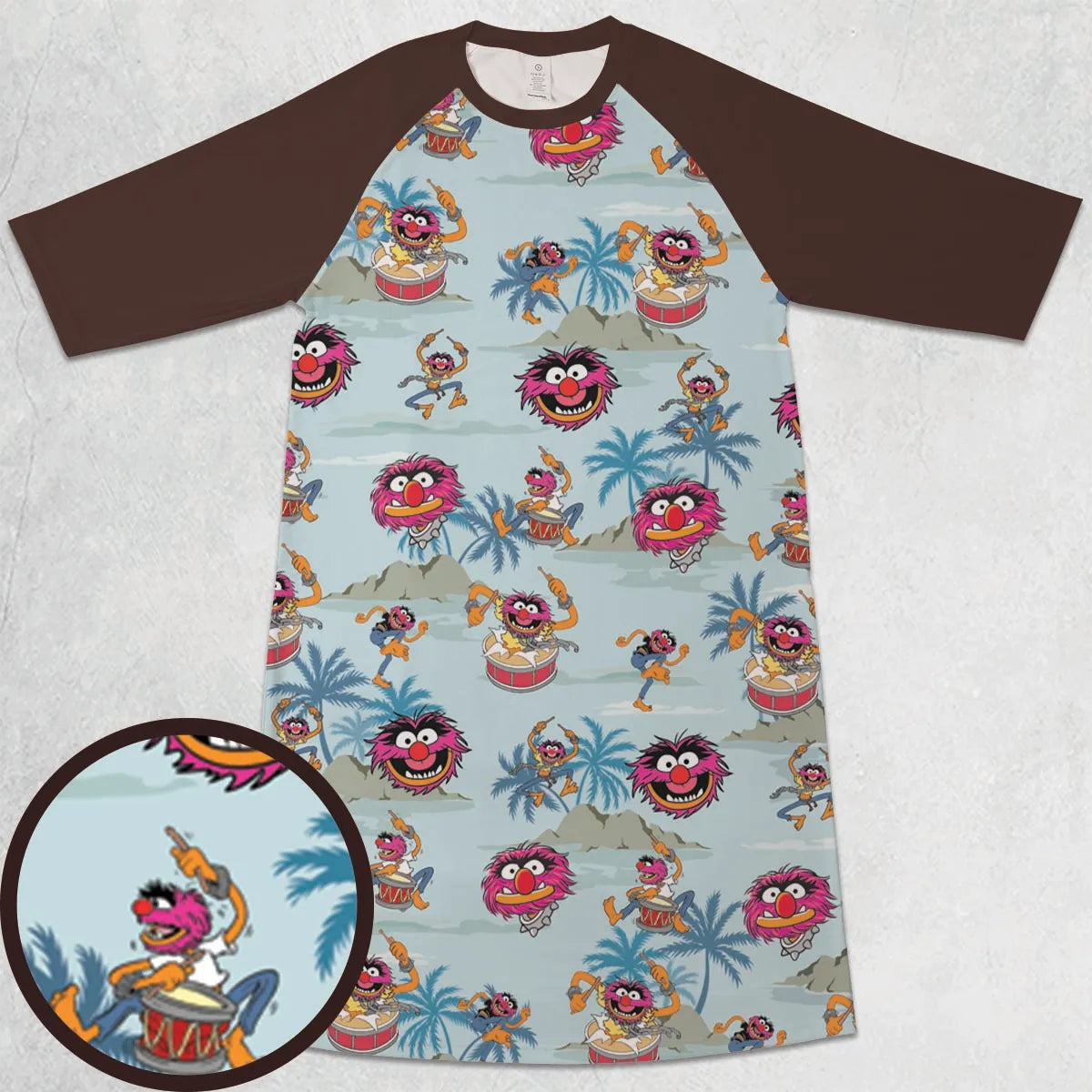 3/4 Sleeve Raglan Dress - C2M2BFRY