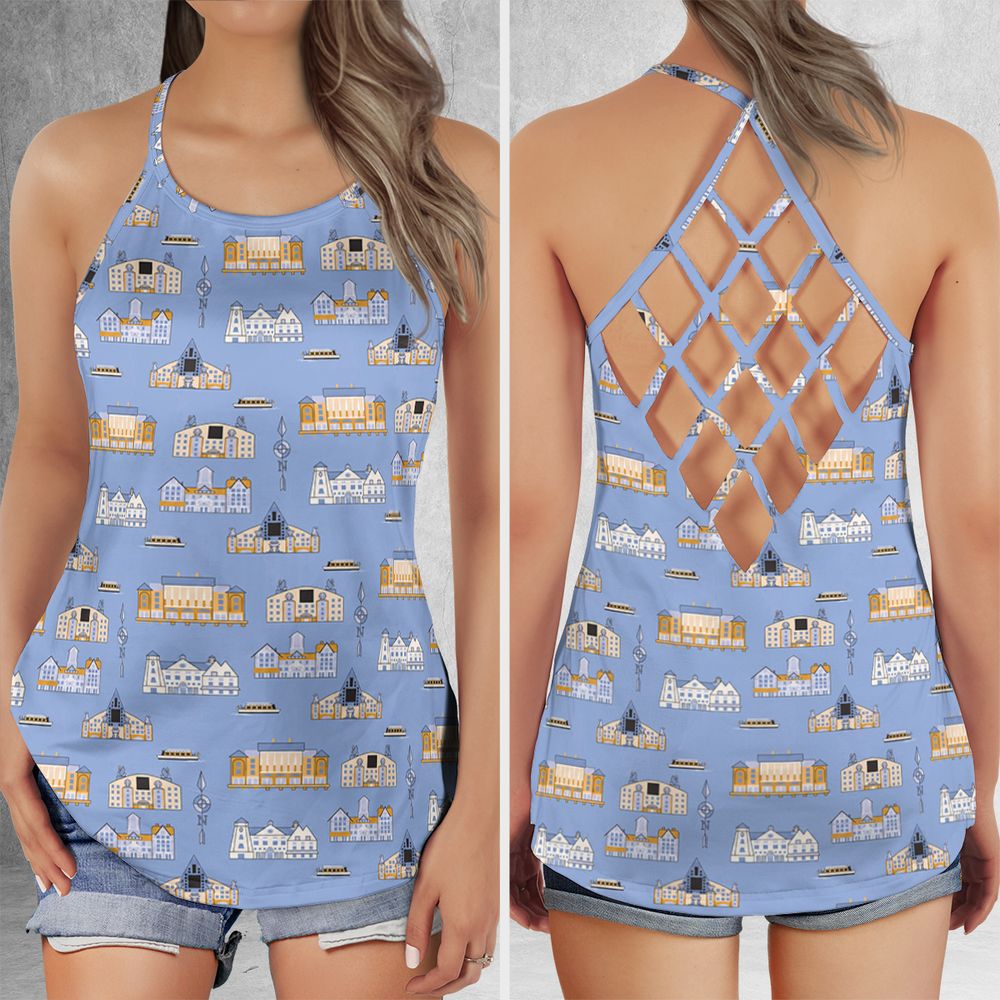 Criss Cross Tank Top - U1L8MYZ6 -  - 1