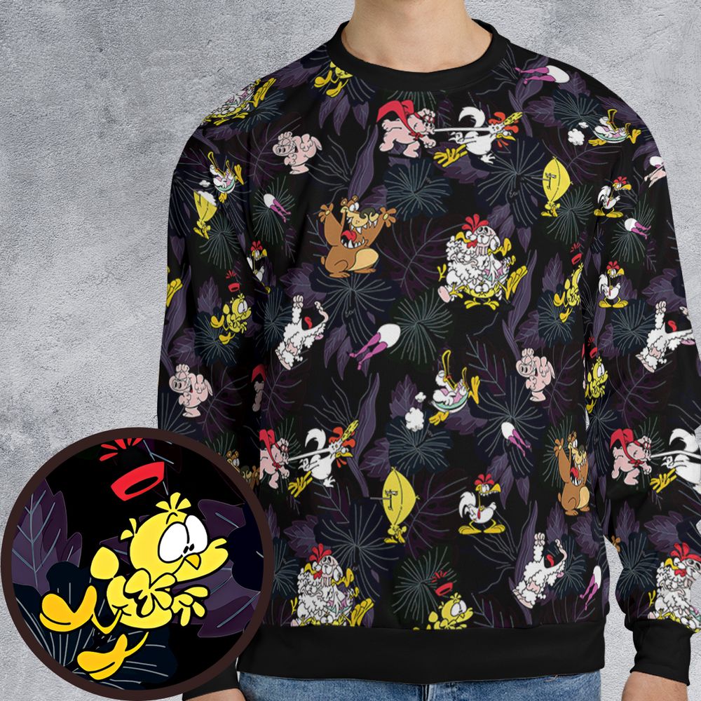 All-over Print Sweatshirt - A6QKUUHW -  - 1