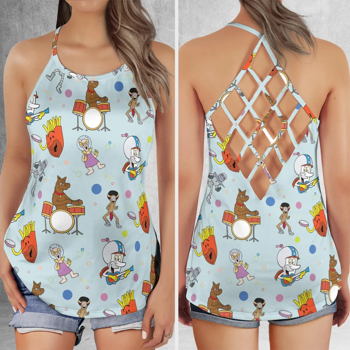 Criss Cross Tank Top - 51DWF7GF