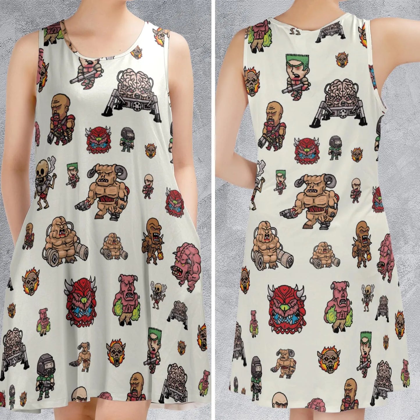 Sleeveless Dress - EQN8KHAY