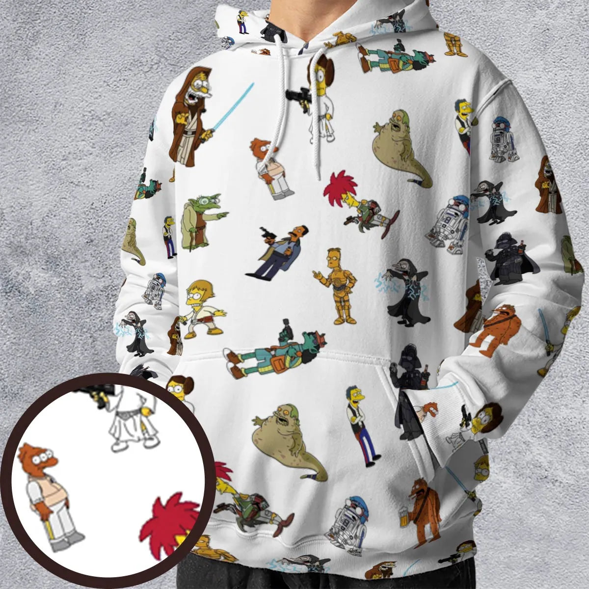 All-over Print Hoodie - M5T7T8JU