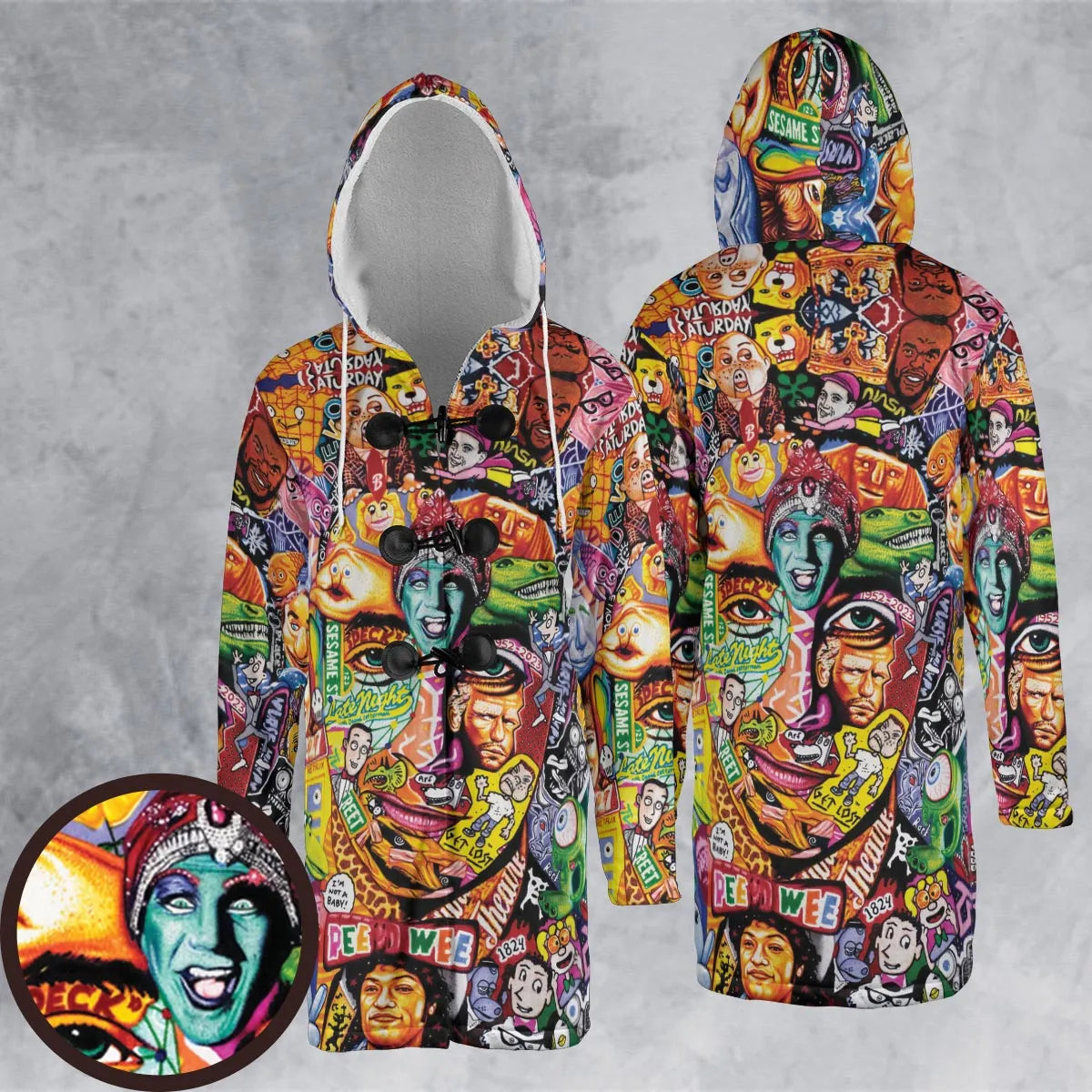 Hooded Cloak Coat - 42XW7A3Z