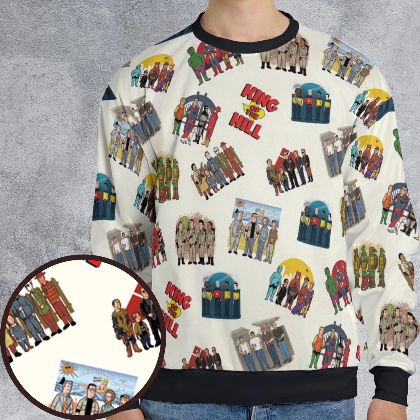 All-over Print Sweatshirt - 7M4UN7HG