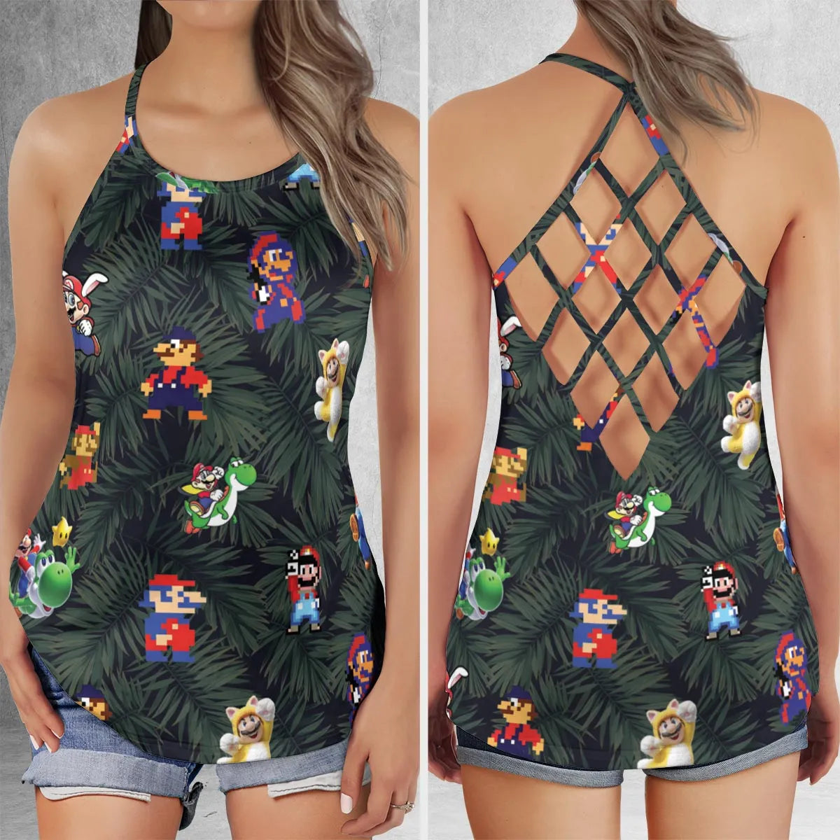 Criss Cross Tank Top - N34T8W7N