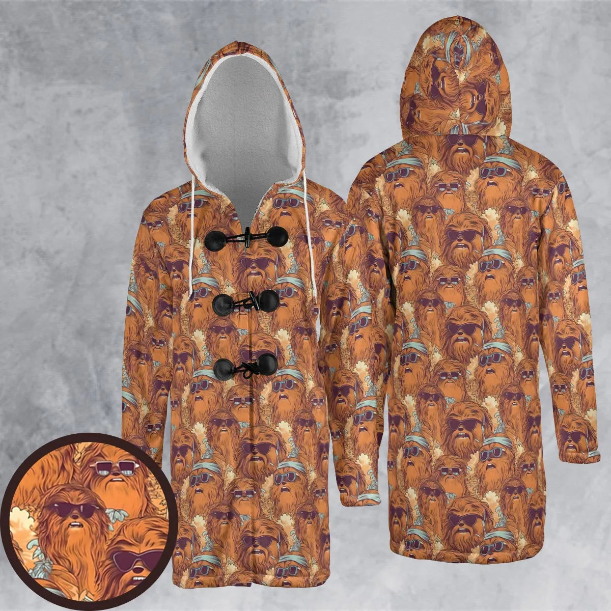 Hooded Cloak Coat - QA14Y8NB