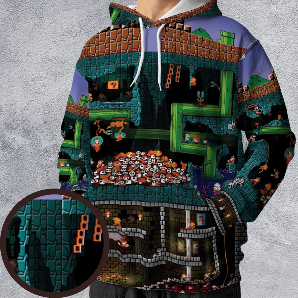 All-over Print Hoodie - XLSJ6Z4V