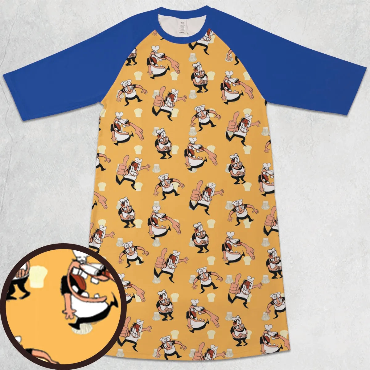 3/4 Sleeve Raglan Dress - WL7ES4DP