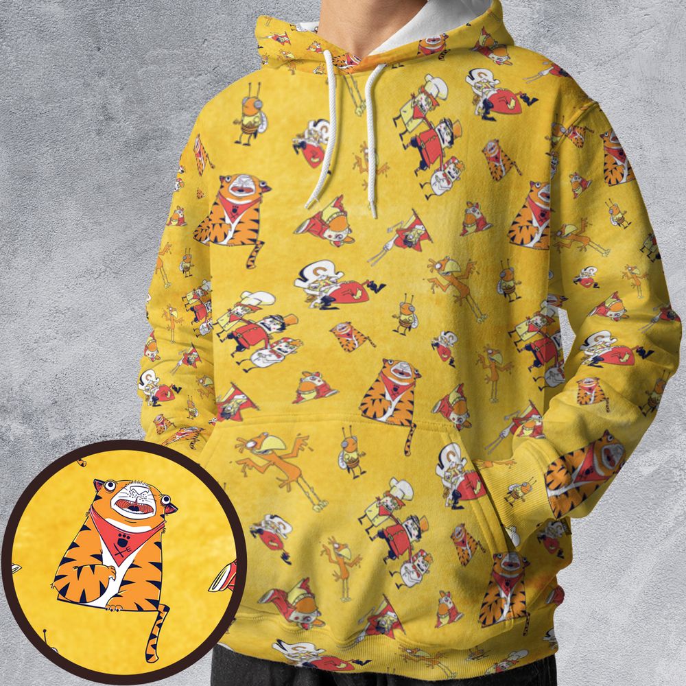 All-over Print Hoodie - LJ9BE68N -  - 1