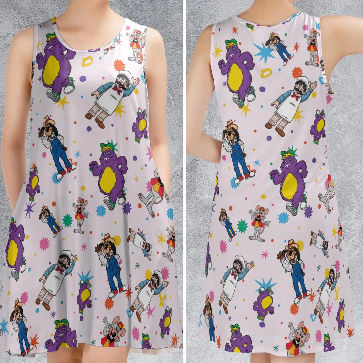 Sleeveless Dress - 4LFJSMFZ