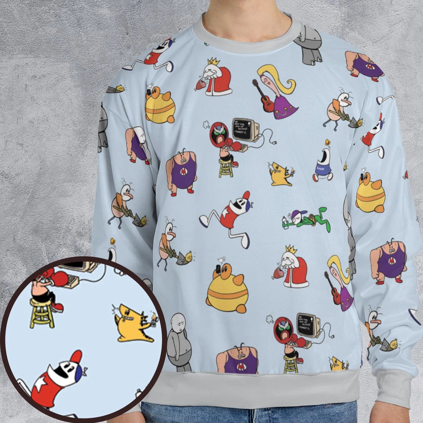 All-over Print Sweatshirt - SG26ZX8J