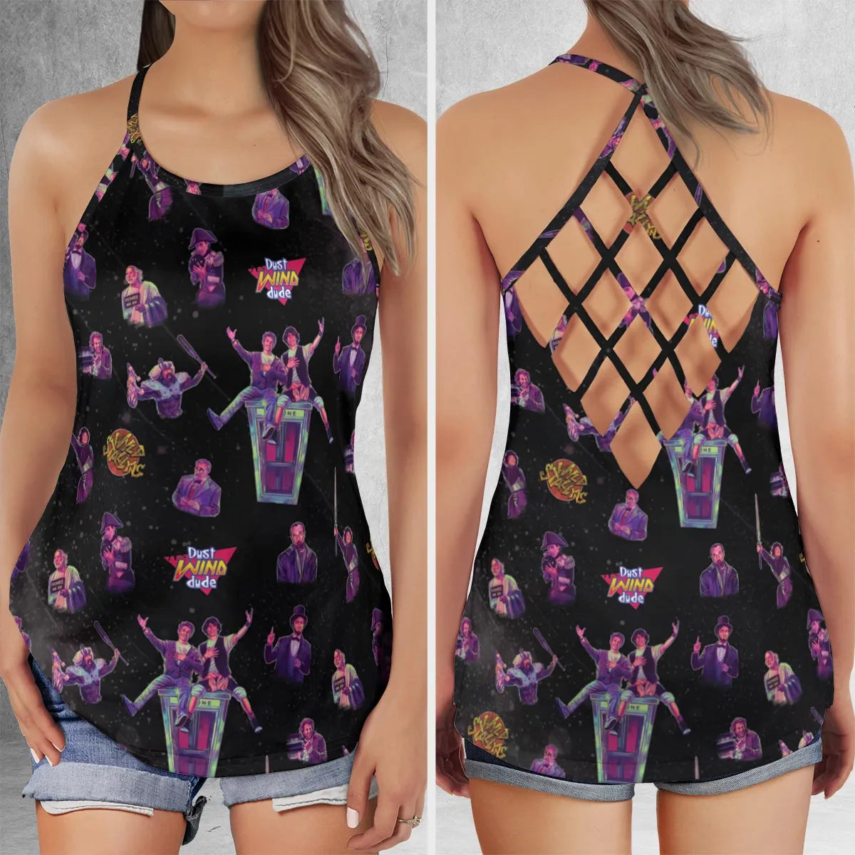 Criss Cross Tank Top - NJ1W4JZC