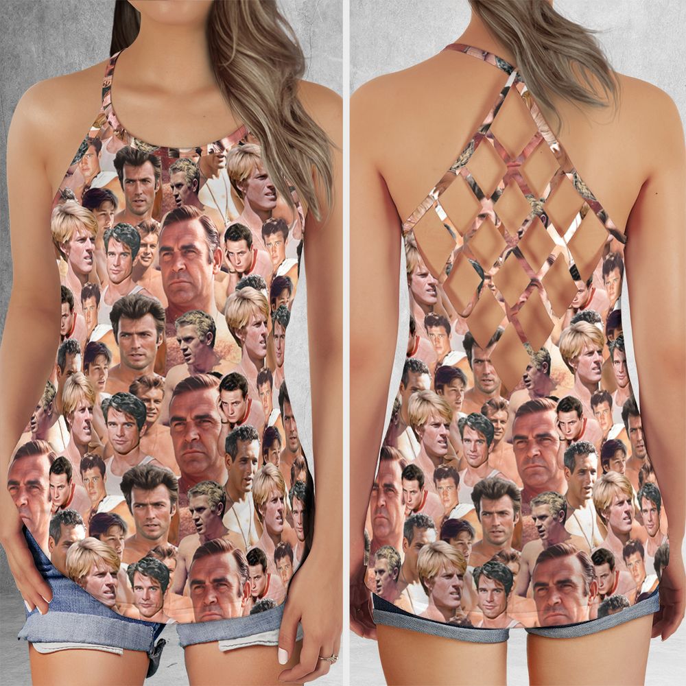 Criss Cross Tank Top - A7S136NS -  - 1
