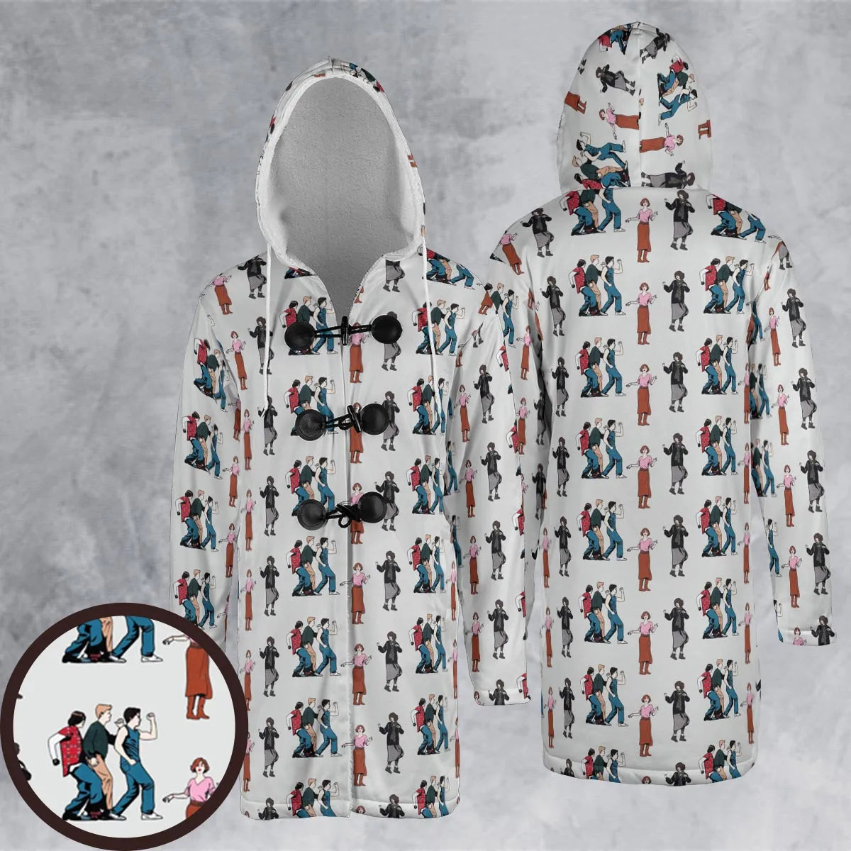 Hooded Cloak Coat - DSA3HYNL