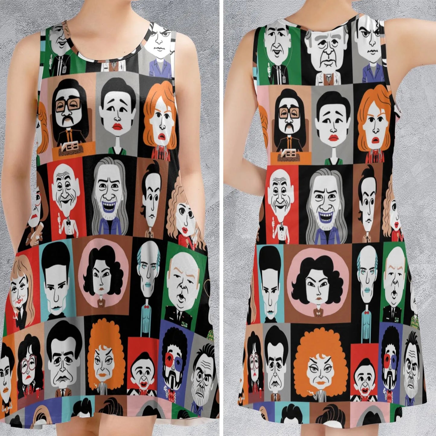 Sleeveless Dress - K4N2PE6X