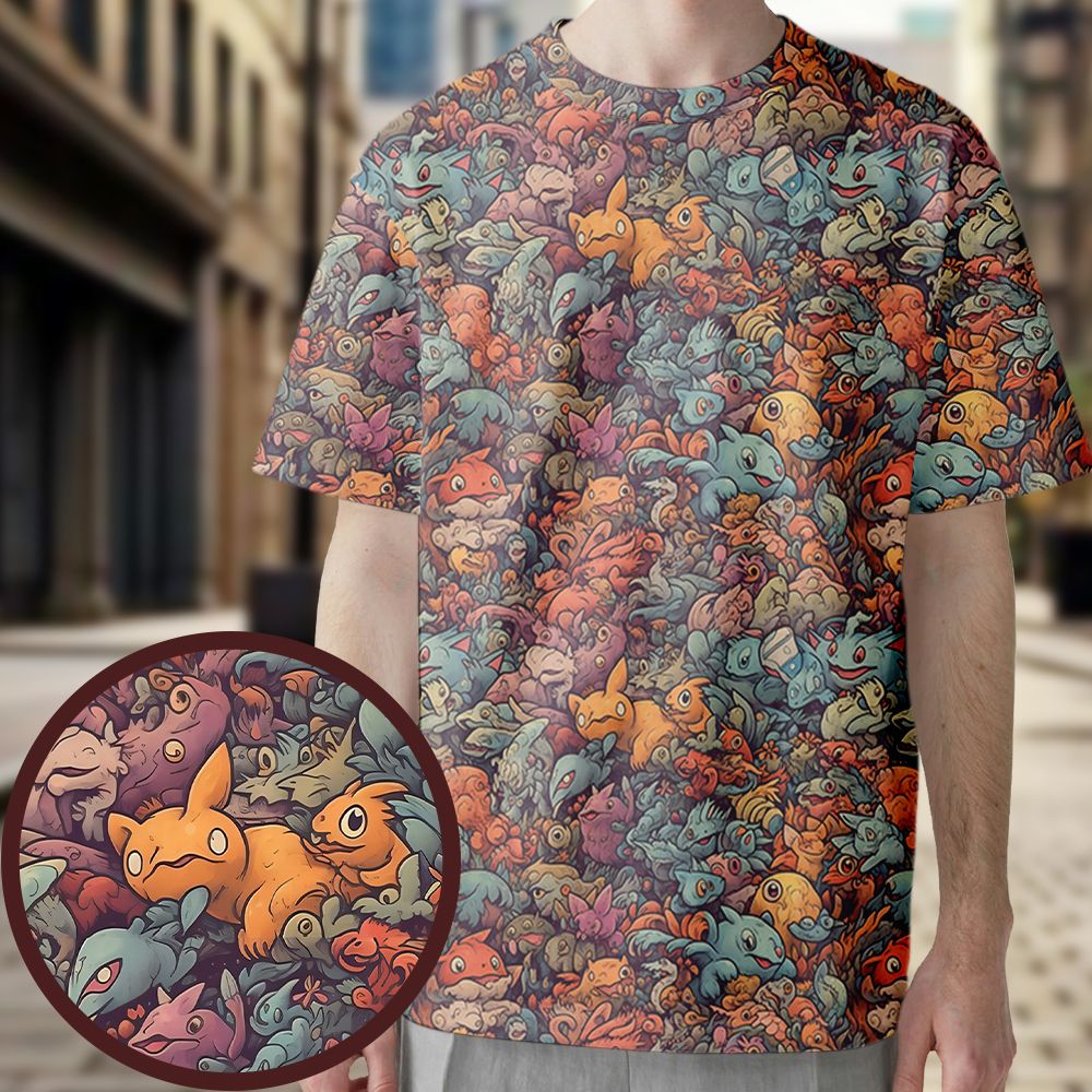 All-Over Print Unisex T-Shirt - K7DPJVDM -  - 1