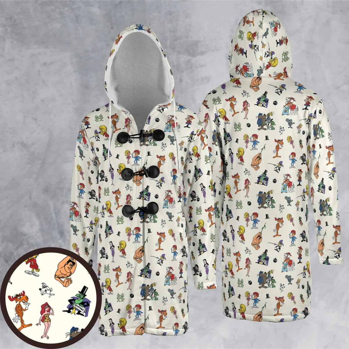 Hooded Cloak Coat - GLUVWZ1C
