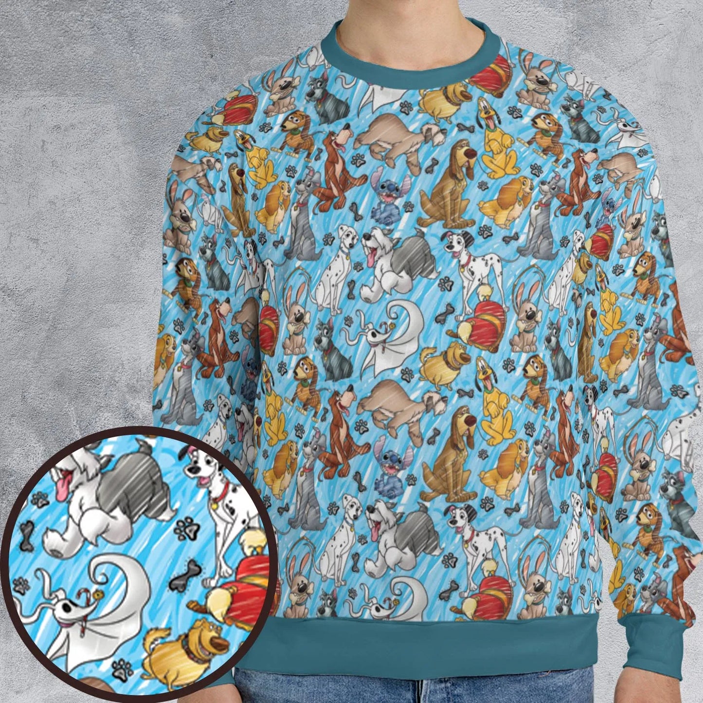 All-over Print Sweatshirt - J2YX5MLZ