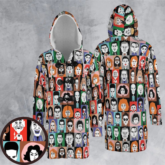 Hooded Cloak Coat - UCALCGY9