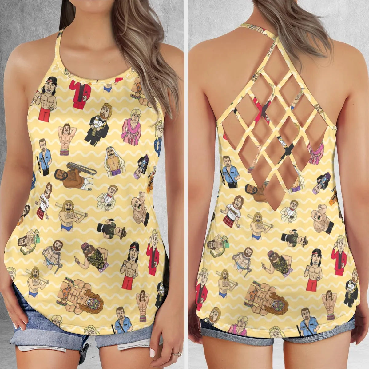 Criss Cross Tank Top - Y3VHLQ5V