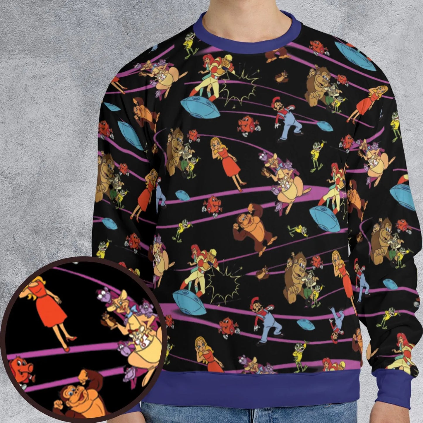 All-over Print Sweatshirt - 7TDFH5KC
