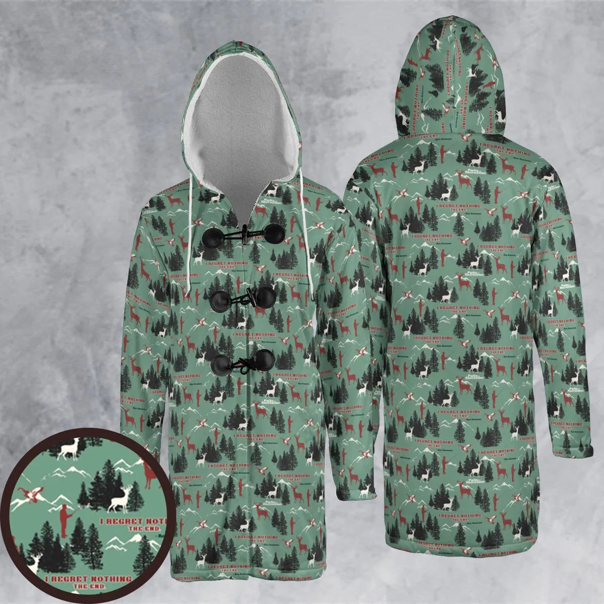Hooded Cloak Coat - SA9P83HB