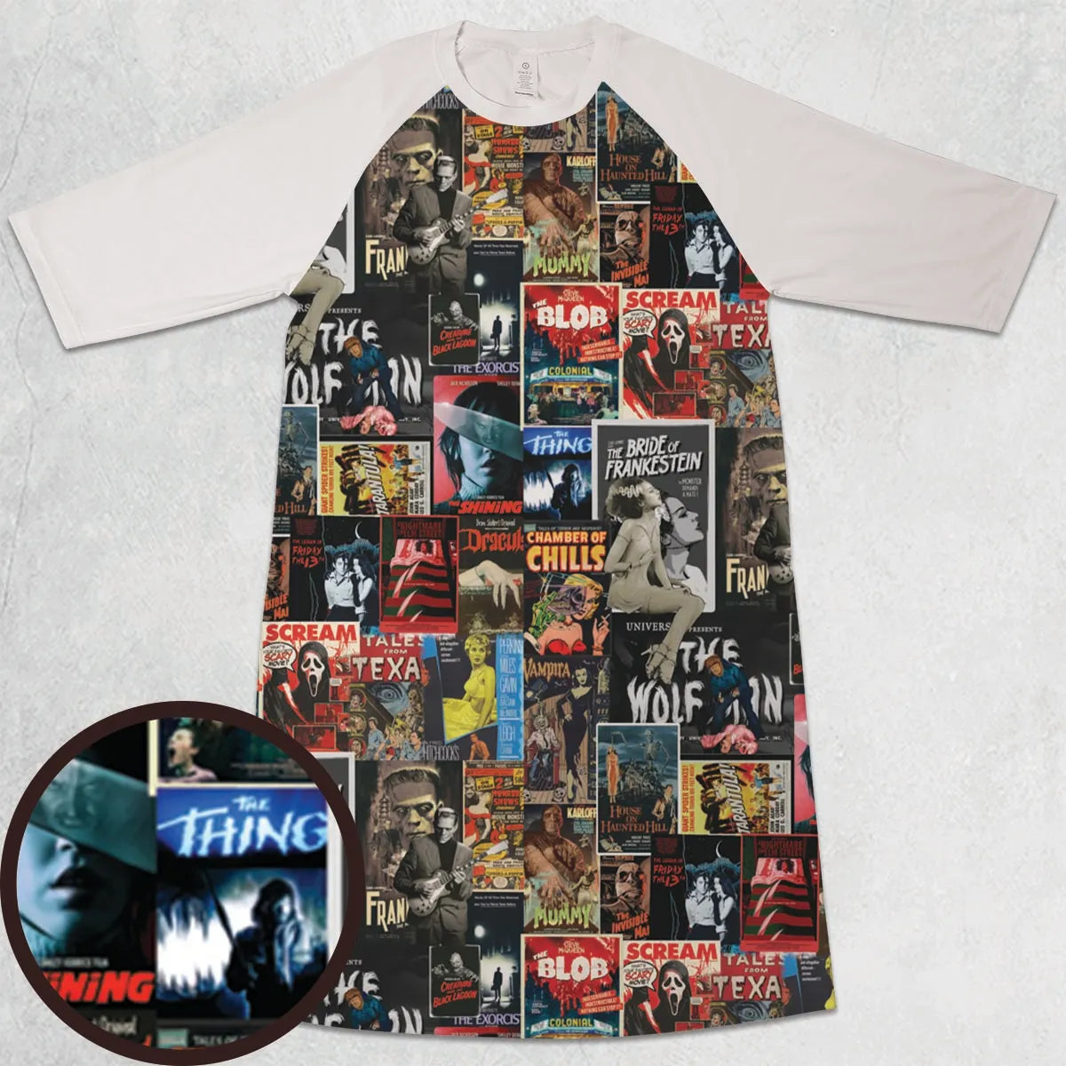 3/4 Sleeve Raglan Dress - M8MAHV8H
