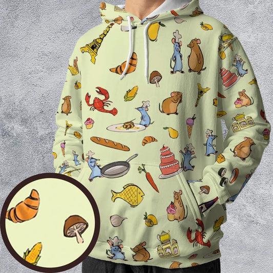 All-over Print Hoodie - RP9HQTDU