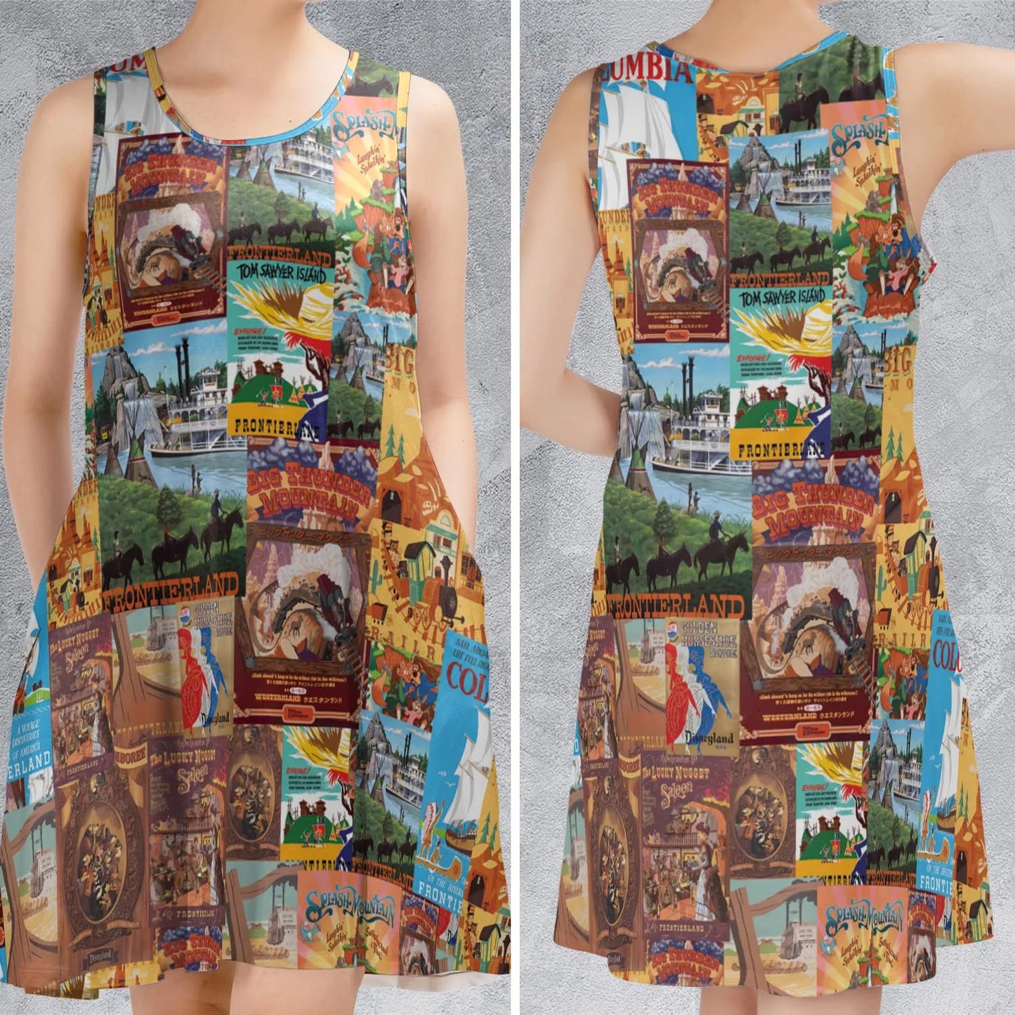 Sleeveless Dress - F3B7ZWCN