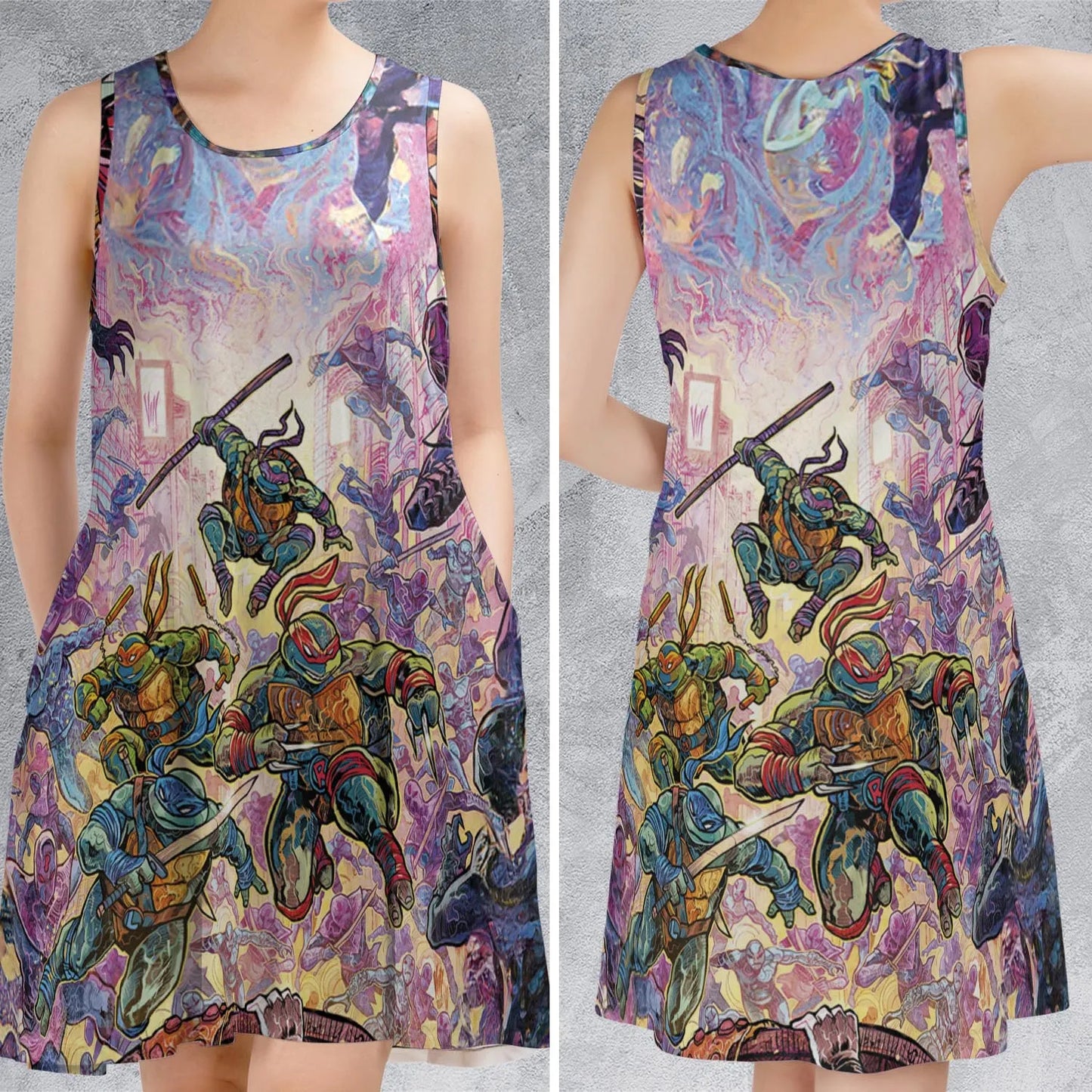 Sleeveless Dress - B4K1SNAP